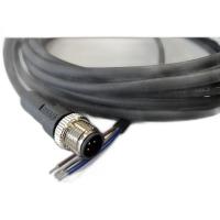 Кабель M12 5A штыревой 5000мм прямой полиуретан свободный конец СЦМ120025-05A-2-05000 черн. СТЭЗ 185210730