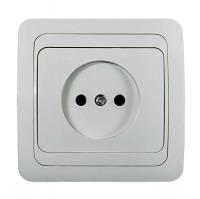 Розетка 1-м CLASSICO 2022 бел. ASD / IN HOME 4680005959891