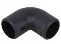 Угол соединительный 90град. для трубы 16мм черн. Ruvinil У01216Ч