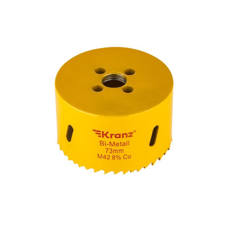Коронка Bimetal 73мм Kranz KR-92-0261