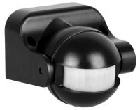 Сенсор включения освещения 180град. LX-39/Bl настенный черн. Camelion 6447