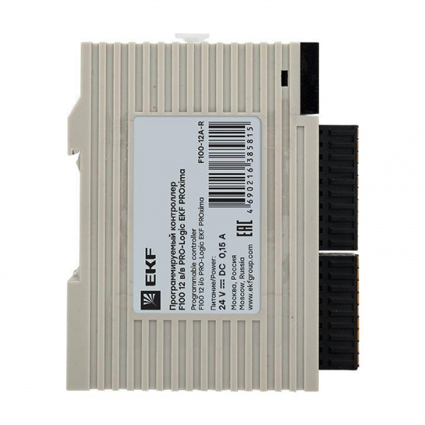 Контроллер программируемый F100 16 в/в PRO-Logic PROxima EKF F100-16-R