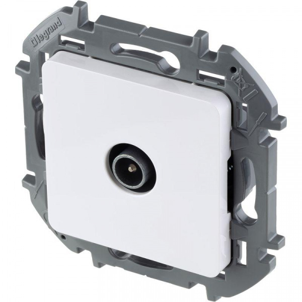 Механизм розетки TV "звезда" Inspiria 2дБ 0-2400мГц бел. Leg 673850